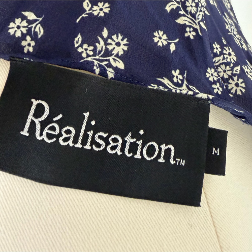 Realisation Iggy Saffron Bleu Silk Slip Dress - Picture 8 of 9
